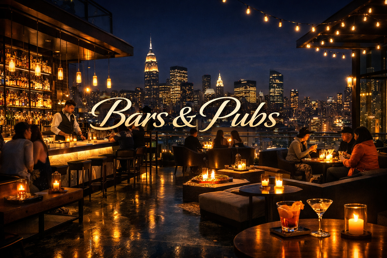 Let guests explore seating, lighting, music vibe, and décor before choosing where to go for the night.